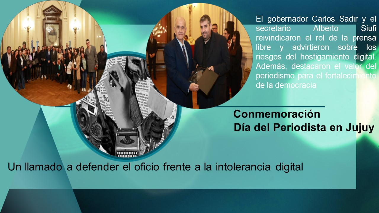 Conmemoración. Día del Periodista en Jujuy