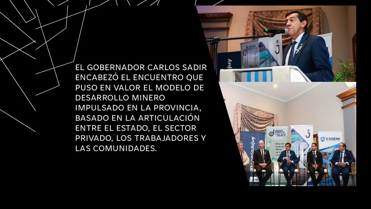 Jujuy reafirmó el modelo de articulación minera en un encuentro por el Día de la Minería