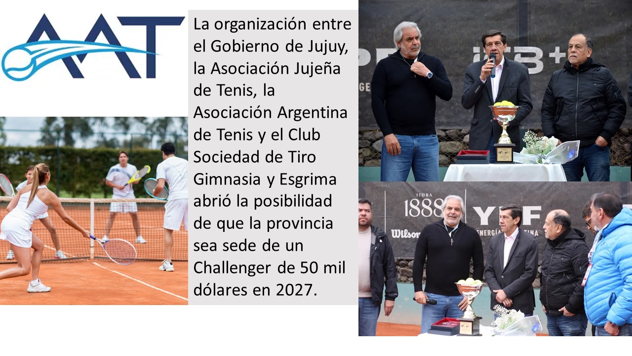 M15 de Jujuy como un torneo de proyección internacional
