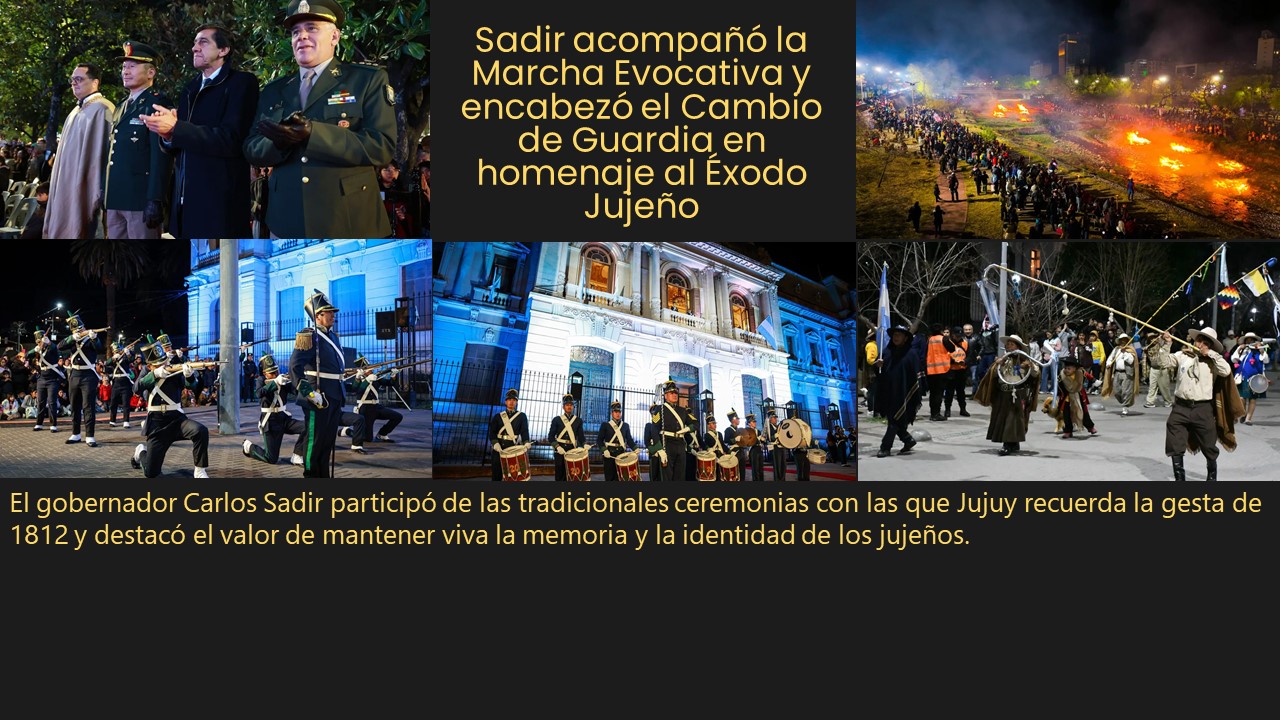 Marcha Evocativa, homenaje al Éxodo Jujeño.