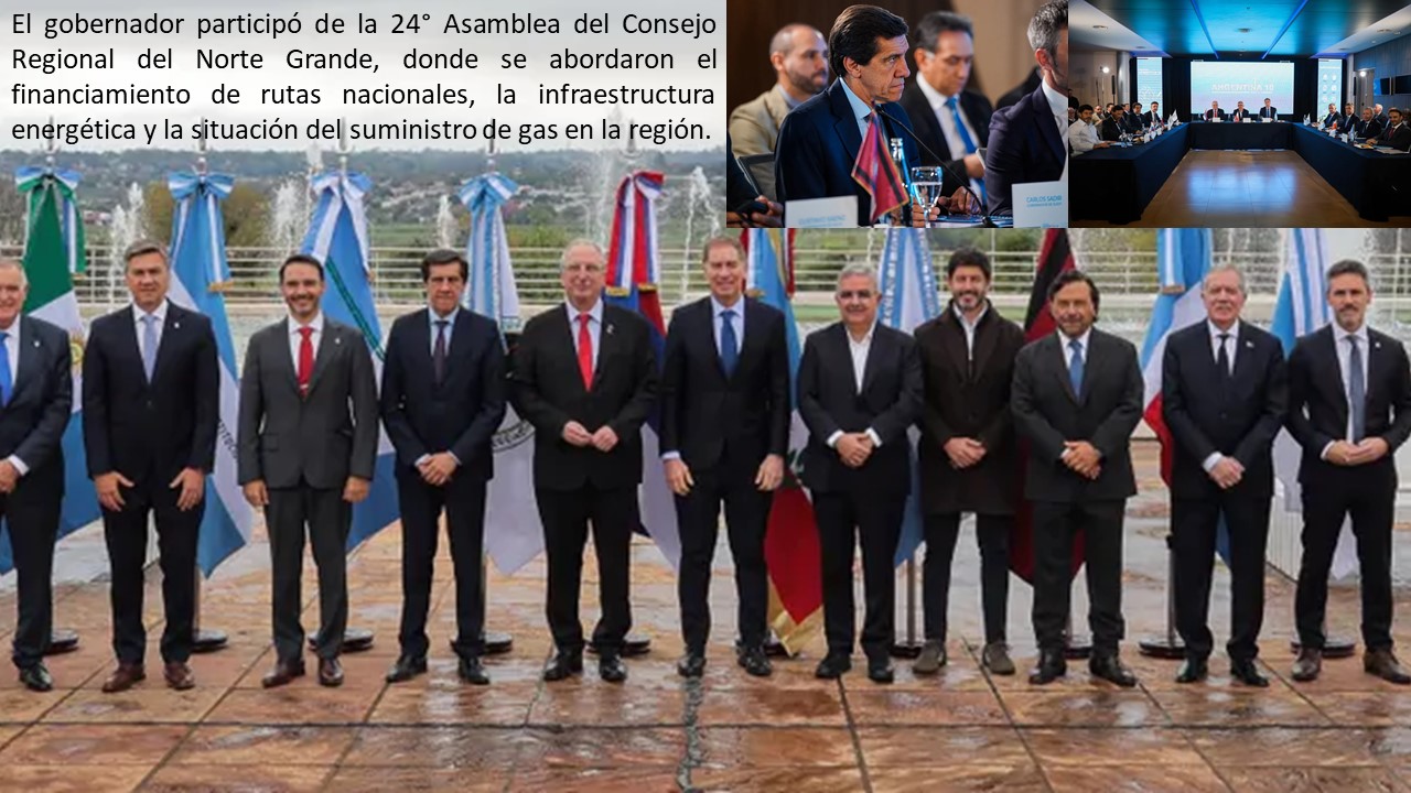 Sadir planteó ante el Consejo Regional del Norte Grande obras de infraestructura y una estrategia energética federal